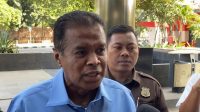 Pemilik Maktour Travel Fuad Hasan Masyhur memeberikan keterangan di Gedung Merah Putih KPK RI, Kuningan, Jakarta Selatan, Senin 27/5/2024. I Ari Kurniansyah/Forum Keadilan