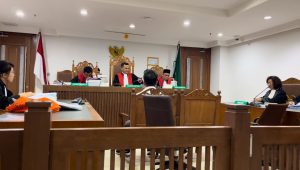 Terdakwa kasus Tindak Pidana Pencucian Uang (TPPU) dan penipuan serta penggelapan puluhan miliar rupiah Edi Gunawan di Pengadilan Tindak Pidana Korupsi (Tipikor) Jakarta Pusat, Selasa, 14/5/2024 | Merinda Faradianti/Forum Keadilan