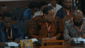 pihak Bawaslu dari Papua Tengah | YouTube Mahkamah Konstitusi