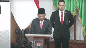 Menteri Dalam Negeri (Mendagri) Tito Karnavian memberikan sambutan di Kantor Kementerian Dalam Negeri (Kemendagri), Jakarta Pusat, Jumat, 17/5/2024. | YouTube Kemendagri RI