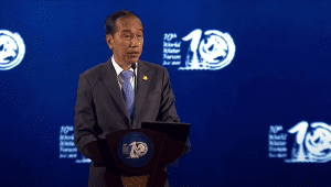Presiden Joko Widodo (Jokowi) alam High Level Meeting KTT WWF ke-10 di Bali, Senin, 20/5/2024 | YouTube Sekretariat Presiden
