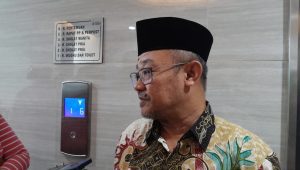 Sekretaris Umum PP Muhammadiyah Prof Abdul Mu'ti saat menghadiri acara Launching Program 1000 Cahaya, di Gedung PP Muhammadiyah, Jakarta Pusat, Senin, 6/5/2024 | Novia Suhari/Forum Keadilan