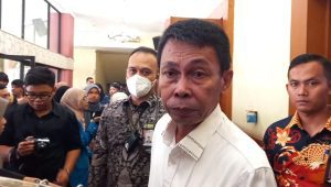 Ketua sementara KPK Nawawi Pomolango di Auditorium Harun Nasution, UIN Jakarta, Ciputat, Tangerang Selatan, Selasa, 14/5/2024 | M. Hafid/Forum Keadilan