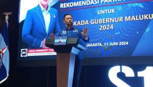 Ketua Umum (Ketum) Partai Demokrat Agus Harimurti Yudhoyono (AHY) di Kantor DPP Partai Demokrat, Jakarta Pusat, Selasa, 11/6/2024 malam | M. Hafid/Forum Keadilan