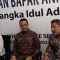 Bakal calon gubernur Jakarta Anies Baswedan saat bersilaturahmi dengan warga Jakarta di daerah Pekayon, Pejaten, Jakarta Selatan, Rabu, 19/6/2024 | M. Hafid/Forum Keadilan