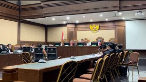Mantan Menteri Pertanian Syahrul Yasin Limpo (SYL) di Pengadilan Tindak Pidana Korupsi (Tipikor) pada Pengadilan Negeri (PN) Jakarta Pusat, Senin, 24/6/2024 | Merinda Faradianti/Forum Keadilan