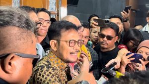 Mantan Menteri Pertanian Syahrul Yasin Limpo (Mentan SYL) di Pengadilan Tipikor Jakarta Pusat, Jumat, 28/6/2024 | Merinda Faradianti/Forum Keadilan