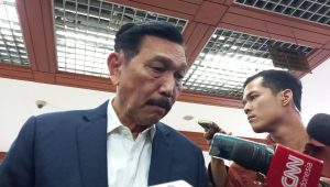 Menko Marves Luhut Binsar Pandjaitan saat ditemui di Gedung DPR RI, Senayan, Jakarta Pusat, Rabu, 5/6/2024 | M. Hafid/Forum Keadilan