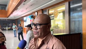 Kuasa hukum mantan Menteri Pertanian Syahrul Yasin Limpo (SYL), Djamaluddin Koedoeboen, di Pengadilan Tipikor Jakarta Pusat, Rabu 12/6/2024 | Merinda Faradianti/Forum Keadilan