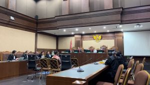 Mantan Menteri Pertanian (Mentan) Syahrul Yasin Limpo (SYL) di sidang lanjutan kasus dugaan pemerasan di lingkungan Kementerian Pertanian (Kementan), di Pengadilan Tipikor Jakarta Pusat, Senin, 10/6/2024 | Merinda Faradianti/Forum Keadilan