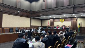 Sidang lanjutan kasus dugaan pemerasan dan gratifikasi dengan terdakwa eks SYL di Pengadilan Negeri Tipikor, Jakarta Pusat, Senin 3/6/2024.I Merinda Faradianti