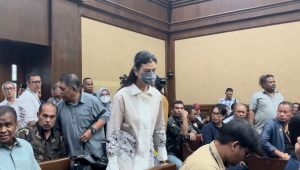 Anggota DPR RI Fraksi NasDem sekaligus anak kandung eks Mentan SYL, Indira Chunda Thita Syahrul bersaksi di sidang lanjutan kasus dugaan pemerasan dalam lingkungan Kementan yang digelar di Pengadilan Tipikor Jakarta Pusat, Rabu 5/6/2024. I Merinda Faradianti/Forum Keadilan