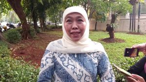 Khofifah Indar Parawansa usai menemui Prabowo Subianto di kediamannya, Jalan Kartanegara nomor 4, Jakarta Selatan, Jumat, 7/6/2024. | M.Hafid/Forum Keadilan