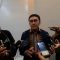 Juru Bicara Demokrat, Herzaky Mahendra, saat dimintai keterangan oleh wartawan, di Kementerian ATR/BPN, Jakarta Selatan, Jumat, 7/6/24. | Novia Suhari/Forum Keadilan