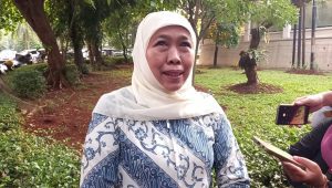 Khofifah Indar Parawansa usai menemui Prabowo Subianto di kediamannya, Jalan Kartanegara nomor 4, Jakarta Selatan, Jumat, 7/6/2024. | M.Hafid/Forum Keadilan
