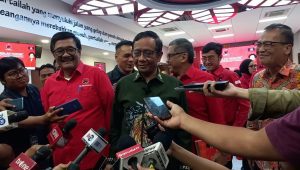 Mahfud MD di Sekolah Partai PDIP, Lenteng Agung, Jakarta Selatan, Jumat, 14/6/2024. I M. Hafid/Forum Keadilan