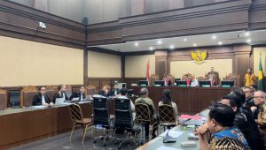 General Manager (GM) Radio Prambors atau PT Bayureksha Dhirgaraya S Santo di sidang lanjutan kasus dugaan pemerasan di lingkungan Kementerian Pertanian (Kementan) di Pengadilan Tipikor Jakarta Pusat, Rabu, 5/6/2024 | Merinda Faradianti/Forum Keadilan