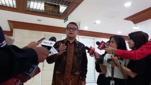 Ketua DPP PDIP Eriko Sotarduga saat ditemui di Gedung DPR RI, Senayan, Jakarta Pusat, Selasa, 25/6/2024 | M. Hafid/Forum Keadilan