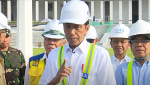 Presiden Joko Widodo (Jokowi) di Ibu Kota Nusantara, Kalimantan Timur, Rabu, 5/6/2024 saat memberikan keterangan pers | YouTube Sekretariat Presiden