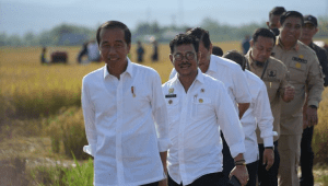 Presiden Joko Widodo (Jokowi) dan Eks Menteri Pertanian (Mentan) Syahrul Yasin Limpo (SYL) | Dok Humas Kementan