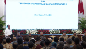 Presiden Joko Widodo (Jokowi) dalam Rapat Koordinasi Nasional Pengendalian Inflasi 2024, Jumat, 14/6/2024. | YouTube Sekretariat Presiden