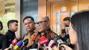 Kuasa hukum mantan Menteri Pertanian Syahrul Yasin Limpo (Mentan SYL), Djamaluddin Koedoeboen, di Pengadilan Tindak Pidana Korupsi (Tipikor) pada Pengadilan Negeri (PN) Jakarta Pusat, Senin, 24/6/2024 | Merinda Faradianti/Forum Keadilan