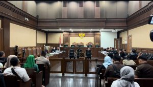 Sidang lanjutan kasus dugaan pemerasan di lingkungan Kementerian Pertanian (Kementan) di Pengadilan Tindak Pidana Korupsi (Tipikor) pada Pengadilan Negeri (PN) Jakarta Pusat, Senin, 24/6/2024 | Merinda Faradianti/Forum Keadilan