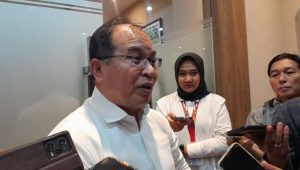 Plt Deputi Bidang Koordinasi Pemerataan Pembangunan Wilayah dan Penanggulangan Bencana Kemenko PMK Sorni Paskah di Gedung Kemenko PMK, Jakarta Pusat, Senin, 24/6/2024 | Novia Suhari/Forum Keadilan