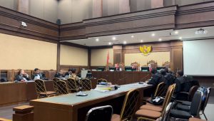 Sidang lanjutan kasus dugaan pemerasan di lingkungan Kementerian Pertanian (Kementan) di Pengadilan Tipikor Jakarta Pusat, Rabu, 12/6/2024 | Merinda Faradianti/Forum Keadilan
