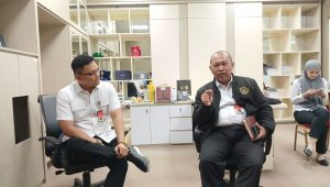Kepala Pusat Teknologi Informasi dan Komunikasi Mahkamah Konstitusi (MK) Sigit Purnomo, memberikan keterangan di Gedung MK, Senin, 1/7/2024 | Syahrul Baihaqi/Forum Keadilan
