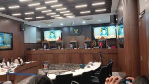 Putusan DKPP Nomor 90-PKE-DKPP/V/2024 tersebut dibacakan langsung oleh Ketua DKPP Heddy Lugito dalam sidang pembacaan putusan yang digelar di Kantor DKPP, Jakarta, Rabu, 3/7/2024 pukul 14.00 WIB | Syahrul Baihaqi/Forum Keadilan