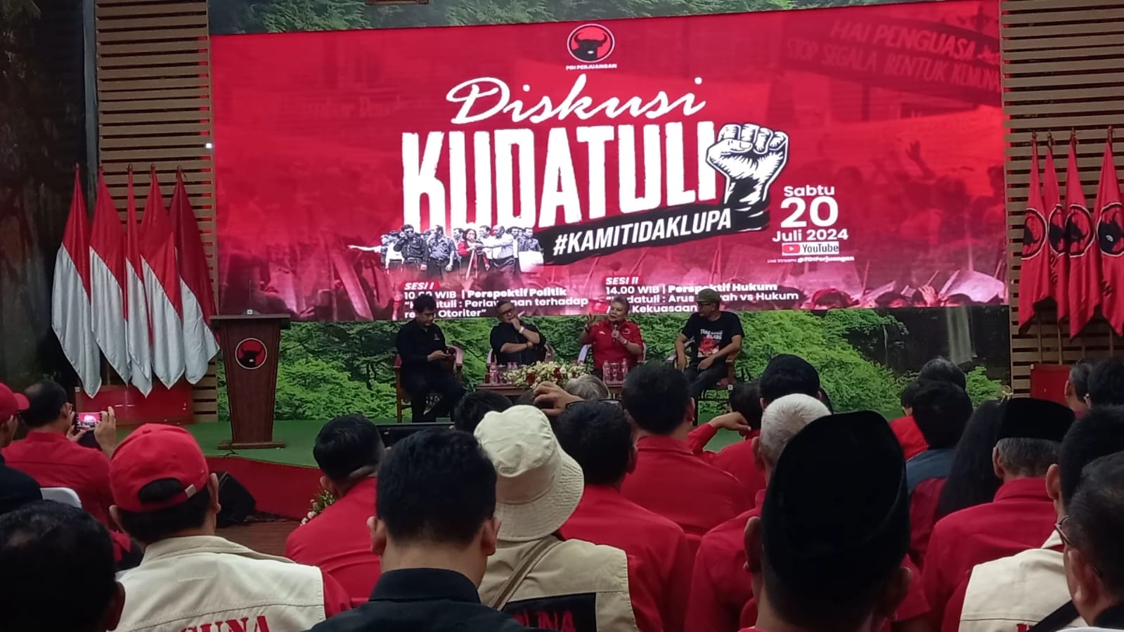 Ketua DPP PDIP Ajak Aktivis Desak Jokowi Masukkan Kudatuli Pelanggaran HAM Berat