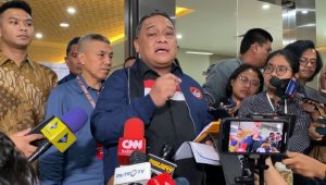 Kepala BP2MI Benny Rhamdani usai diperiksa penyidik di Bareskrim Polri, Jakarta Selatan, 29/7/2024 | Ari Kurniansyah/Forum Keadilan