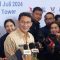 Politisi PPP Sandiaga Uno usai menghadiri acara Mukernas Partai Perindo di Jakarta Concert Hall, Jakarta Pusat, Rabu, 31/7/2024 | M. Hafid