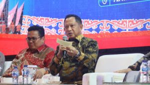 Menteri Dalam Negeri (Mendagri) Tito Karnavian dalam Rapat Koordinasi Kesiapan Penyelenggara Pilkada Serentak 2024 Wilayah Sumatera di Medan, Sumatera Utara, Selasa, 9/7/2024. | Dok Humas Kemendagri RI