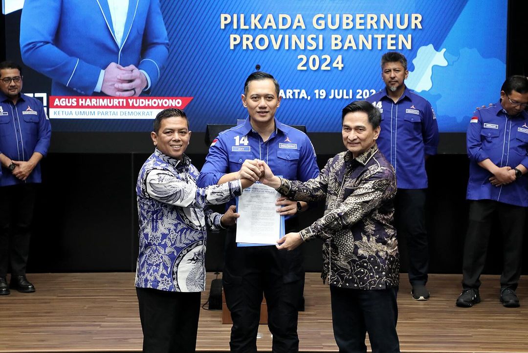 Demokrat Resmi Dukung Andra Soni-Dimyati di Pilgub Banten 2024