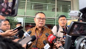Mantan Menteri Energi dan Sumber Daya Mineral (ESDM) Sudirman Said usai menjalani seleksi Capim KPK di Pusdiklat Kemensetneg, Cipete, Jakarta Selatan, Rabu, 31/7/2024 | Merinda Faradianti/Forum Keadilan