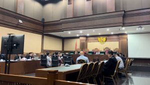 Sidang lanjutan pengadaan lahan pembangunan rumah DP Rp0 Pemerintah Provinsi DKI Jakarta, di Pengadilan Tipikor Jakarta Pusat, Senin, 1/7/2024 | Merinda Faradianti/Forum Keadilan