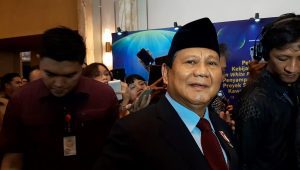 Menteri Pertahanan sekaligus Presiden terpilih 2024 Prabowo Subianto di Kawasan Jakarta Selatan, Kamis, 18/7/2024 | Novia Suhari/Forum Keadilan