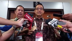 Anies Baswedan saat ditemui di Kementerian Pertahanan RI, Jakarta Pusat, Sabtu, 27/7/2024 | M. Hafid/Forum Keadilan