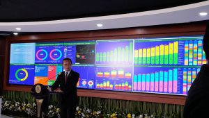 Menteri Investasi/Badan Koordinasi Penanaman Modal (BKPM) Bahlil Lahadalia dalam konferensi pers di Kementerian Investasi/BKPM, Jakarta, Senin, 29/7/2024 | Novia Suhari/Forum Keadilan