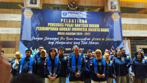Jajaran pengurus Pusat Bantuan Hukum (PBH) DPC Perhimpunan Advokat Indonesia (Peradi) Jakarta Barat (Jakbar) resmi dilantik hari ini, Rabu, 31/7/2024