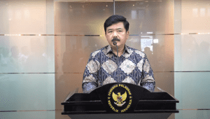 Menteri Koordinator Bidang Politik, Hukum, dan Keamanan (Menko Polhukam) Hadi Tjahjanto konferensi pers di Kantor Kemenko Polhukam Jakarta, Senin, 1/7/2024. | YouTube Kemenko Polhukam RI