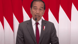 Presiden Joko Widodo (Jokowi) memberikan keterangan pers di Lanud Halim Perdanakusuma, Jakarta, Selasa, 16/7/2024. | YouTube Sekretariat Presiden
