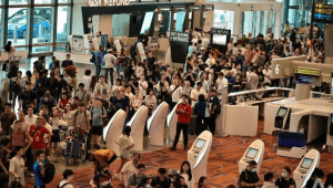 Bandara Changi Singapura Kena Gangguan Jaringan, pada Jumat, 19/7/2024 | Ist