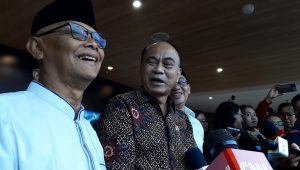 Konferensi pers 'Perkembangan Terbaru Pemberantasan Judol' di Gedung Kominfo, Jakarta Pusat, Kamis, 25/7/2024 | Novia Suhari/Forum Keadilan