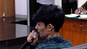 Liga Akbar menjadi saksi fakta dalam sidang lanjutan peninjauan kembali (PK) Saka Tatal yang berlangsung di Pengadilan Negeri (PN) Cirebon, Selasa, 30/7/2024. | Ist