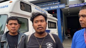 Bodhiya Vimala, wartawan yang mengalami perlakuan tidak menyenangkan usai sidang Vonis SYL, di Polda Metro Jaya, Jakarta Selatan, Rabu, 11/7/2024 | Ari Kurniansyah/Forum Keadilan