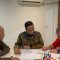 Foto Anies Baswedan bersama Ketua DPP PDIP Said Abdullah dan Ahmad Basarah di hadapan kertas | ist