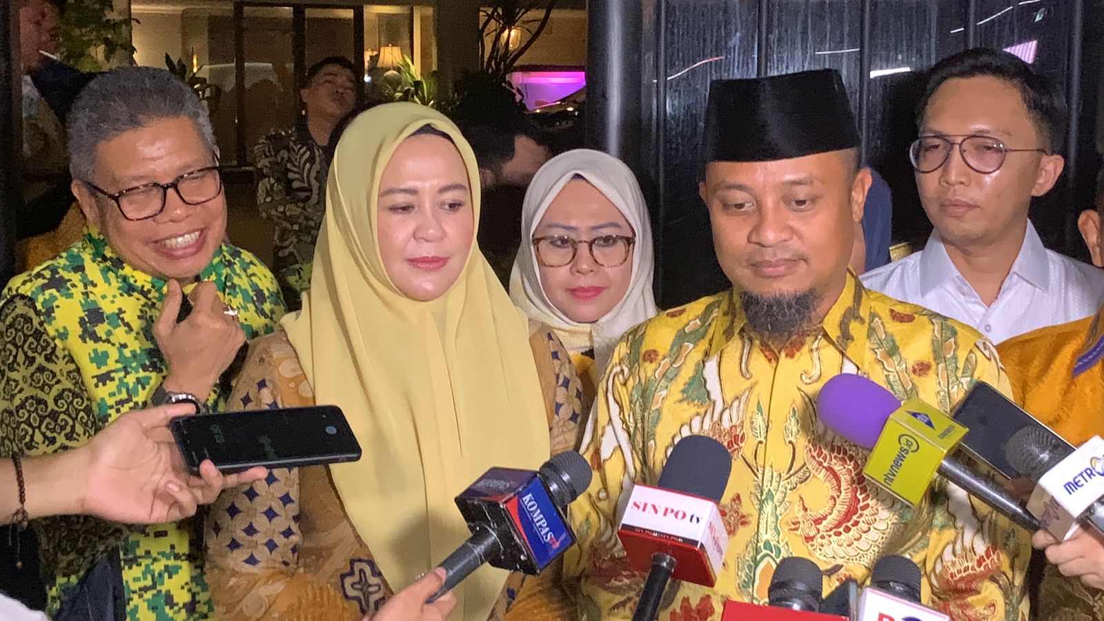 Sowan ke Airlangga, Andi Sudirman-Fatmawati Rusdi Optimis Menang di Pilgub Sulsel